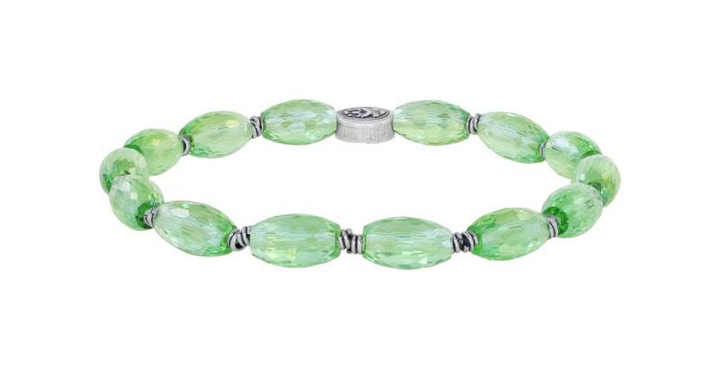 KONPLOTT Armband Konplott Armband elastisch Petit Glamour d´Afrique grün Antik Silber von KONPLOTT