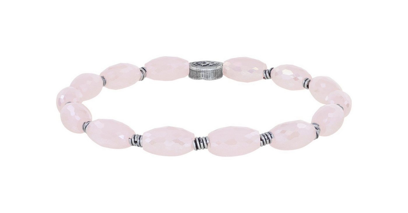 KONPLOTT Armband Konplott Armband elastisch Petit Glamour d´Afrique pink Antik Silber von KONPLOTT