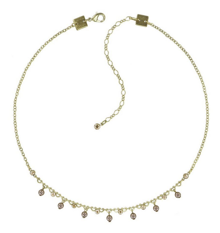 KONPLOTT Collierkettchen Konplott: Collier Pearl Shadow shinny brass von KONPLOTT