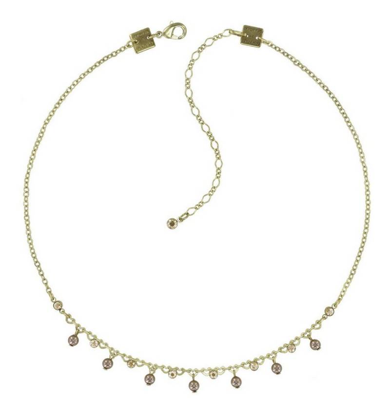 KONPLOTT Collierkettchen Konplott: Collier Pearl Shadow shinny brass von KONPLOTT