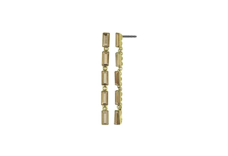 KONPLOTT Kette mit Anhänger KONPLOTT Ohrstecker Hänger Industrial Snake antik Messing beige shiny von KONPLOTT