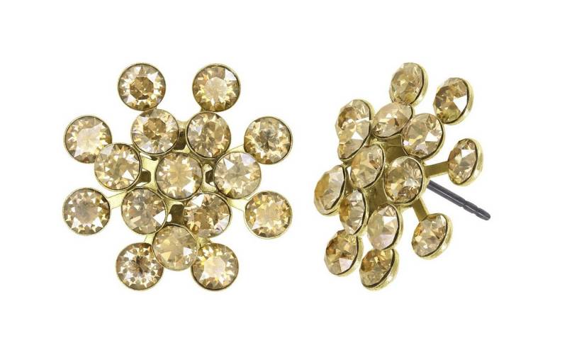 KONPLOTT Paar Ohrstecker Konplott: Ohrstecker Magic Fireball shinny brass von KONPLOTT