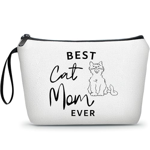 KONSOM Katzengeschenke, Freund-Geschenke für Frauen, Katzen-Make-up-Tasche, Katzengeschenke für Katzenliebhaber, Katzengeschenke für Frauen, Katzengeschenke, Katzengeschenke, Geschenke für Mutter, von KONSOM