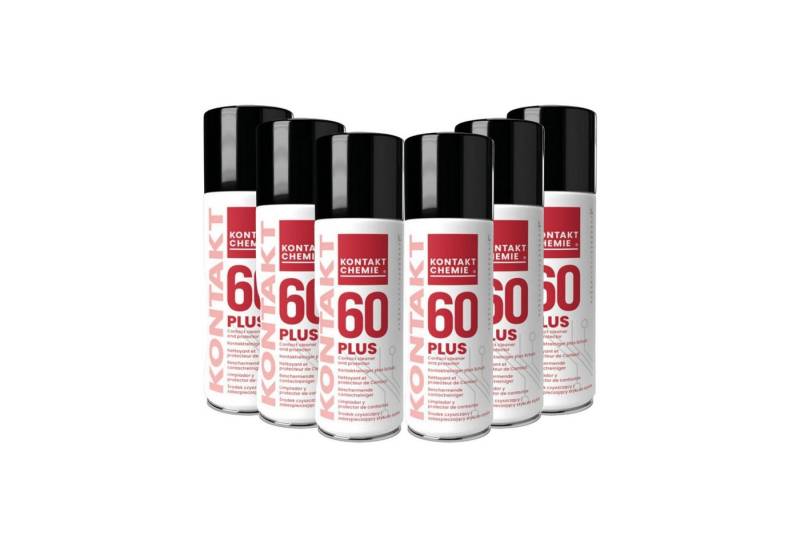 KONTAKT CHEMIE 6 Stück Kontaktreiniger + Schutz, KONTAKT 60 PLUS, je 200ml Reinigungsspray KONTAKT CHEMIE 6 Stück Kontaktreiniger + Schutz, KONTAKT 60 PLUS, je 200ml Reinigungsspray von KONTAKT CHEMIE