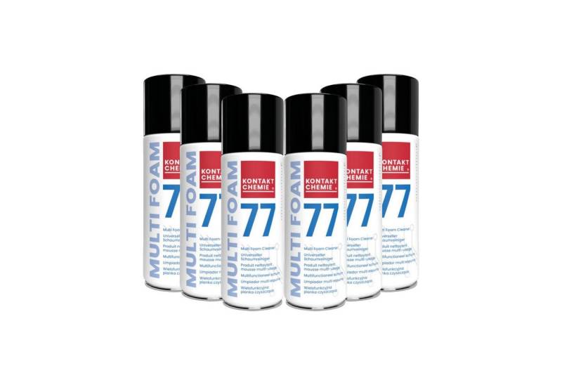 KONTAKT CHEMIE 6 Stück Sprühschaum-Reiniger, MULTIFOAM 77, je 400ml Reinigungsspray KONTAKT CHEMIE 6 Stück Sprühschaum-Reiniger, MULTIFOAM 77, je 400ml Reinigungsspray von KONTAKT CHEMIE