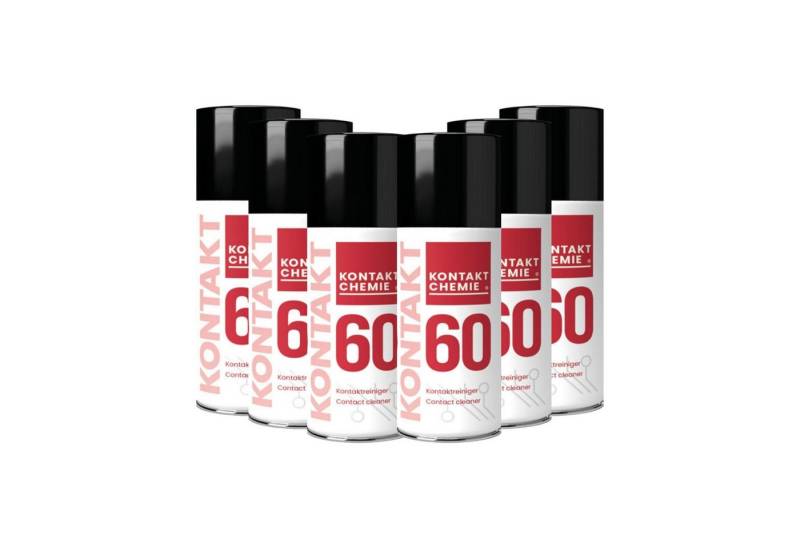 KONTAKT CHEMIE 6 Stück oxidlösender Kontaktreiniger, KONTAKT 60, je 200ml Reinigungsspray KONTAKT CHEMIE 6 Stück oxidlösender Kontaktreiniger, KONTAKT 60, je 200ml Reinigungsspray von KONTAKT CHEMIE