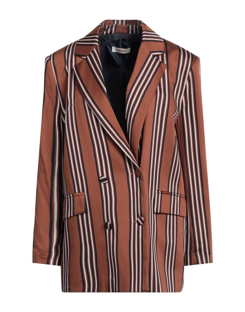KONTATTO Blazer Damen Braun von KONTATTO