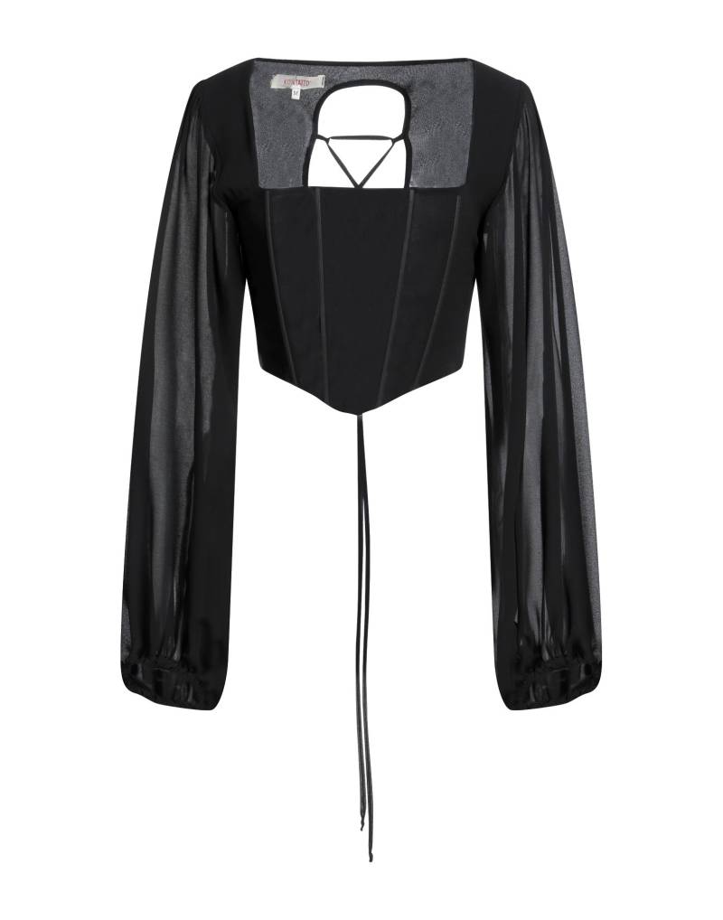 KONTATTO Top Damen Schwarz von KONTATTO