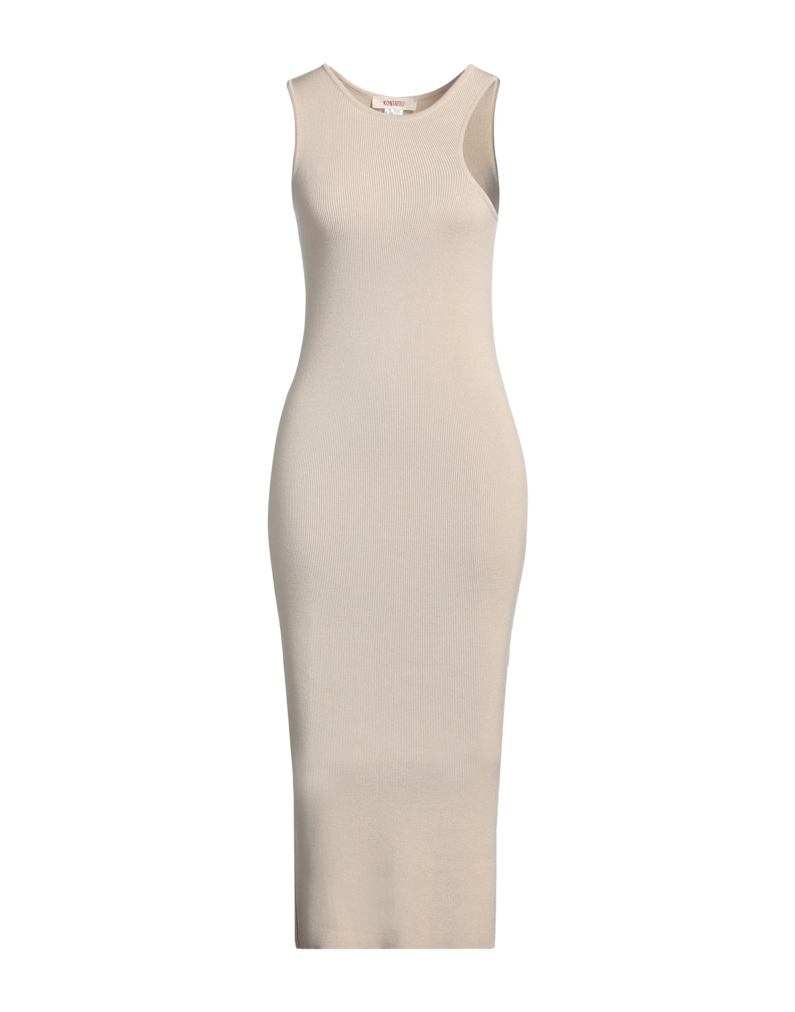 KONTATTO Midi-kleid Damen Beige von KONTATTO