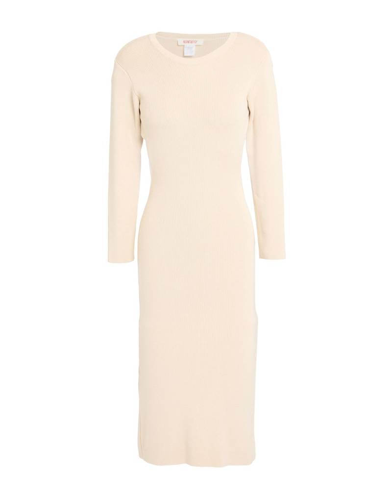 KONTATTO Midi-kleid Damen Beige von KONTATTO