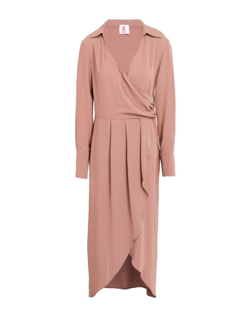 KONTATTO Midi-kleid Damen Hellbraun von KONTATTO