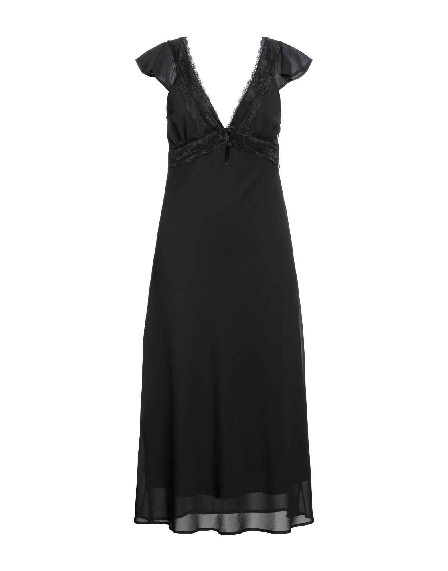 KONTATTO Midi-kleid Damen Schwarz von KONTATTO