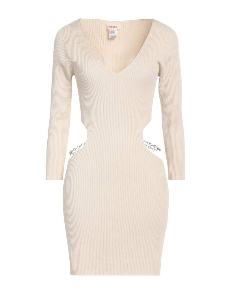 KONTATTO Mini-kleid Damen Beige von KONTATTO