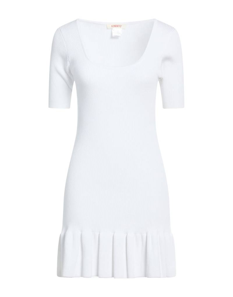 KONTATTO Mini-kleid Damen Weiß von KONTATTO