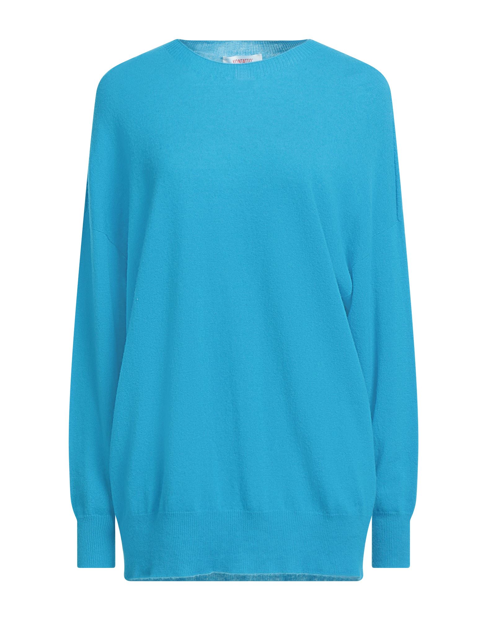 KONTATTO Pullover Damen Azurblau KONTATTO Pullover Damen Azurblau von KONTATTO