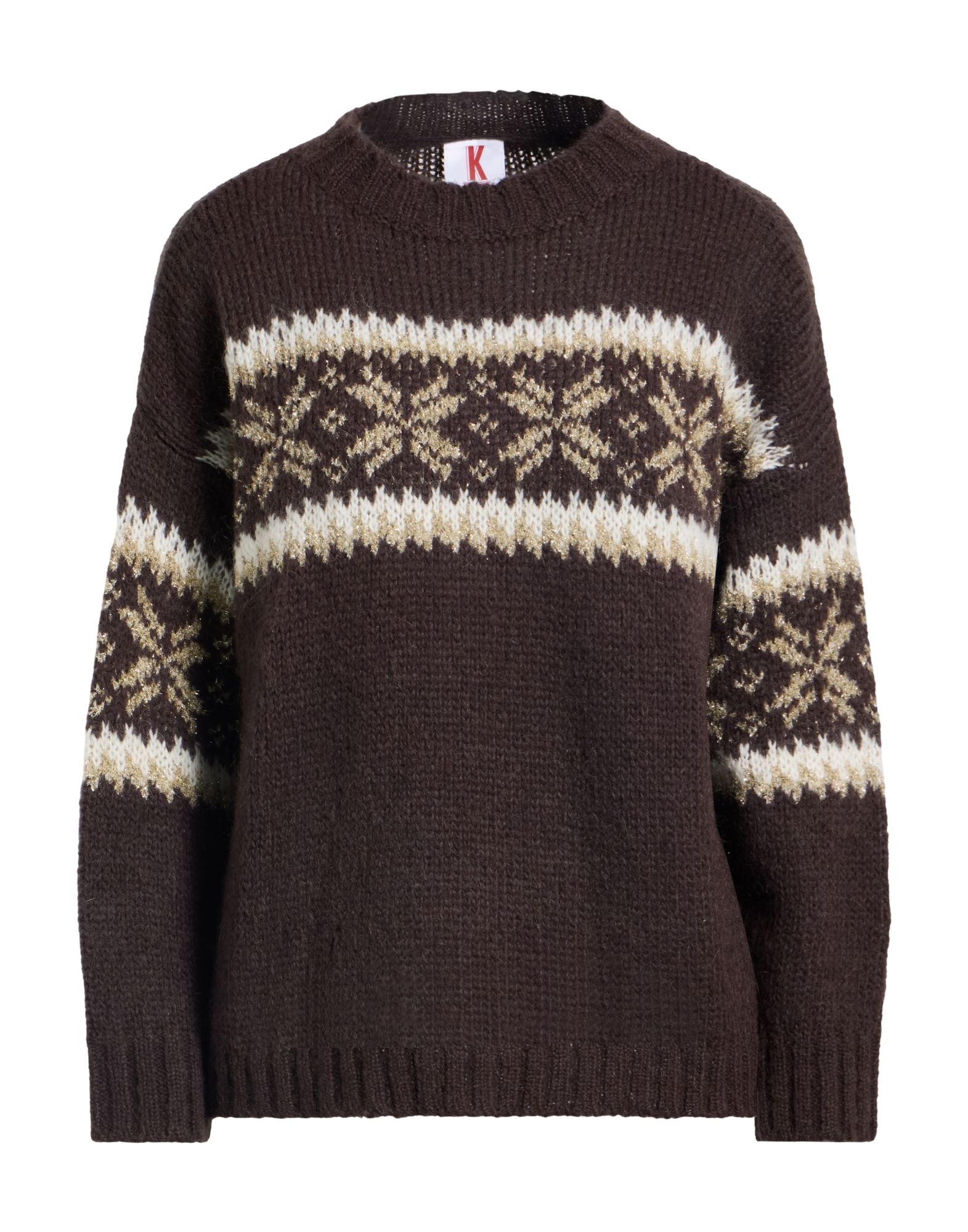 KONTATTO Pullover Damen Dunkelbraun von KONTATTO