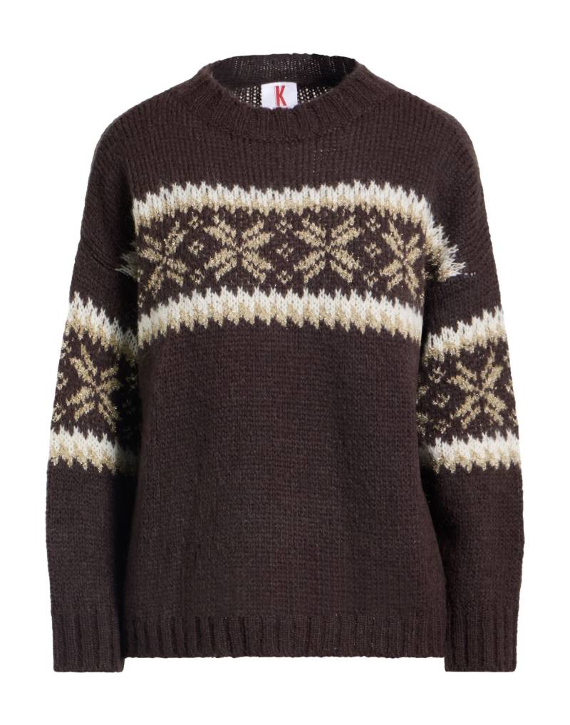 KONTATTO Pullover Damen Dunkelbraun KONTATTO Pullover Damen Dunkelbraun von KONTATTO