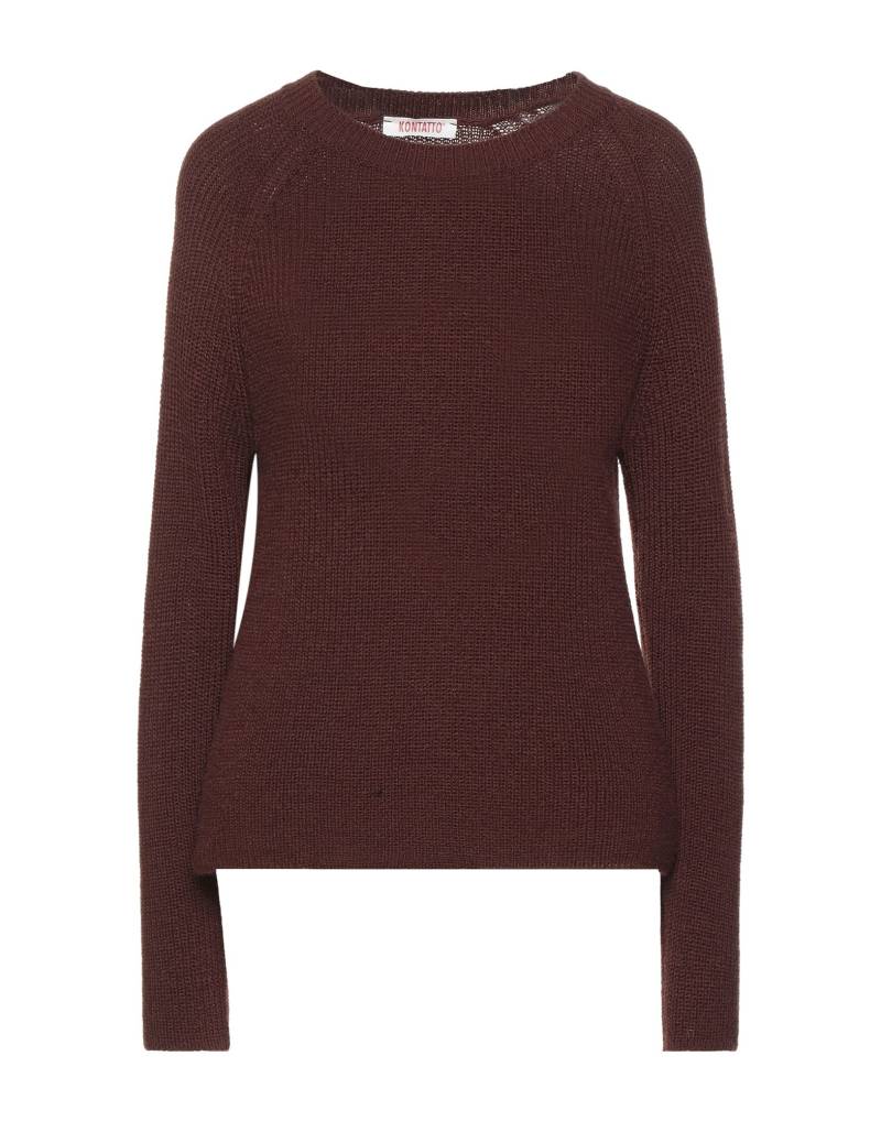 KONTATTO Pullover Damen Schokobraun von KONTATTO