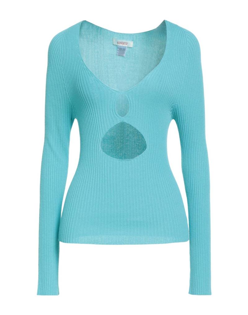 KONTATTO Pullover Damen Tūrkis von KONTATTO
