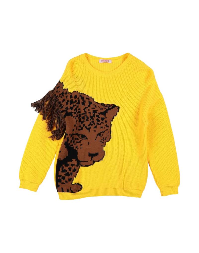 KONTATTO Pullover Kinder Gelb von KONTATTO