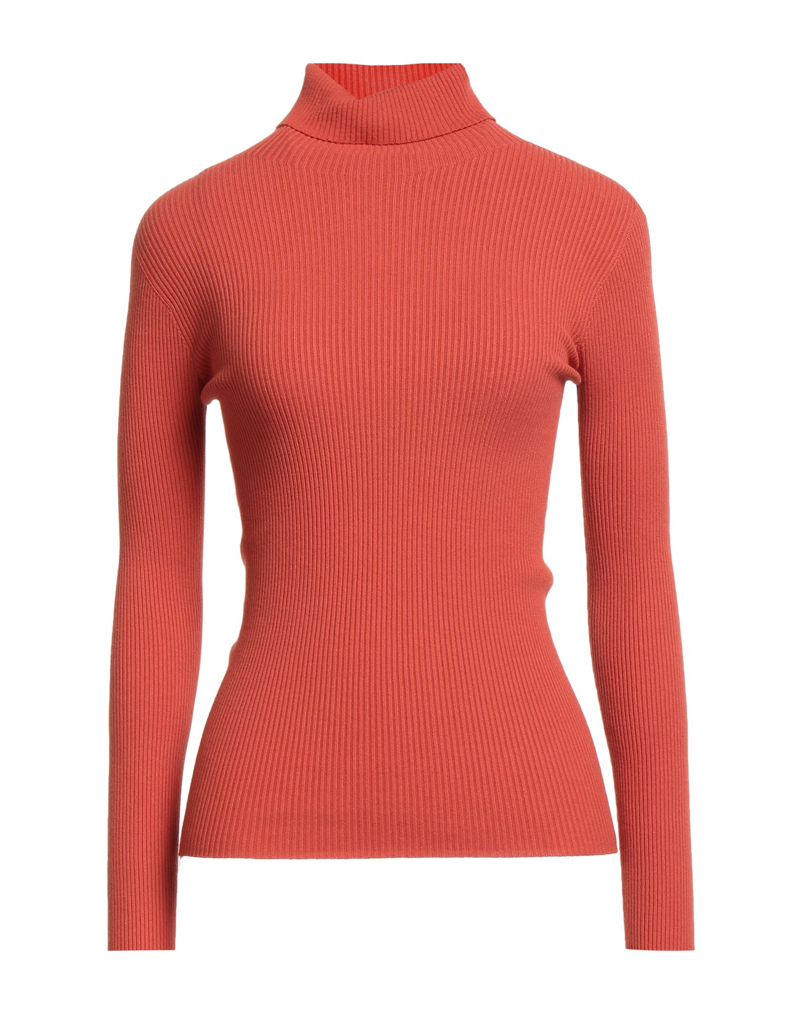 KONTATTO Rollkragenpullover Damen Rostrot von KONTATTO
