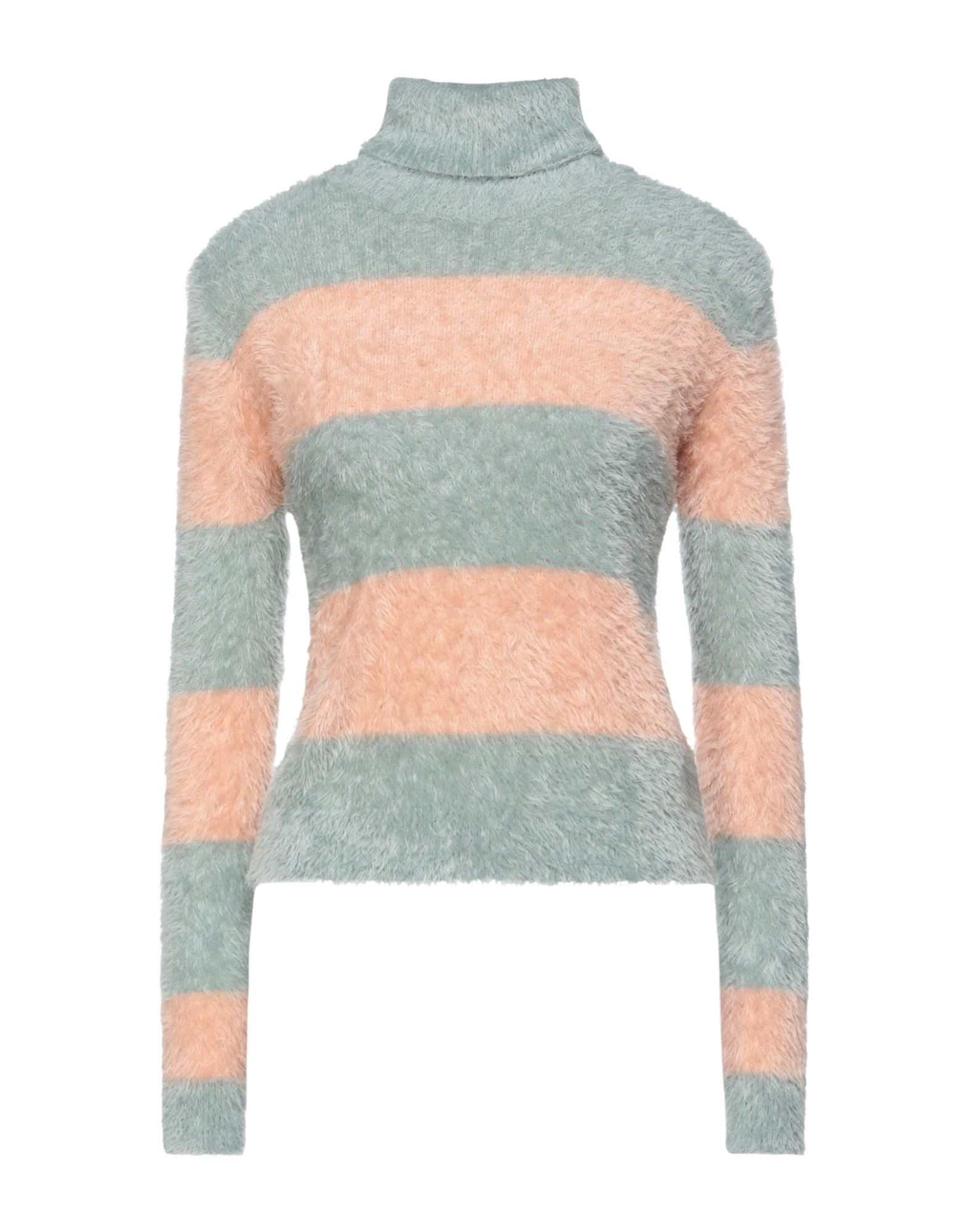 KONTATTO Rollkragenpullover Damen Säuregrün von KONTATTO