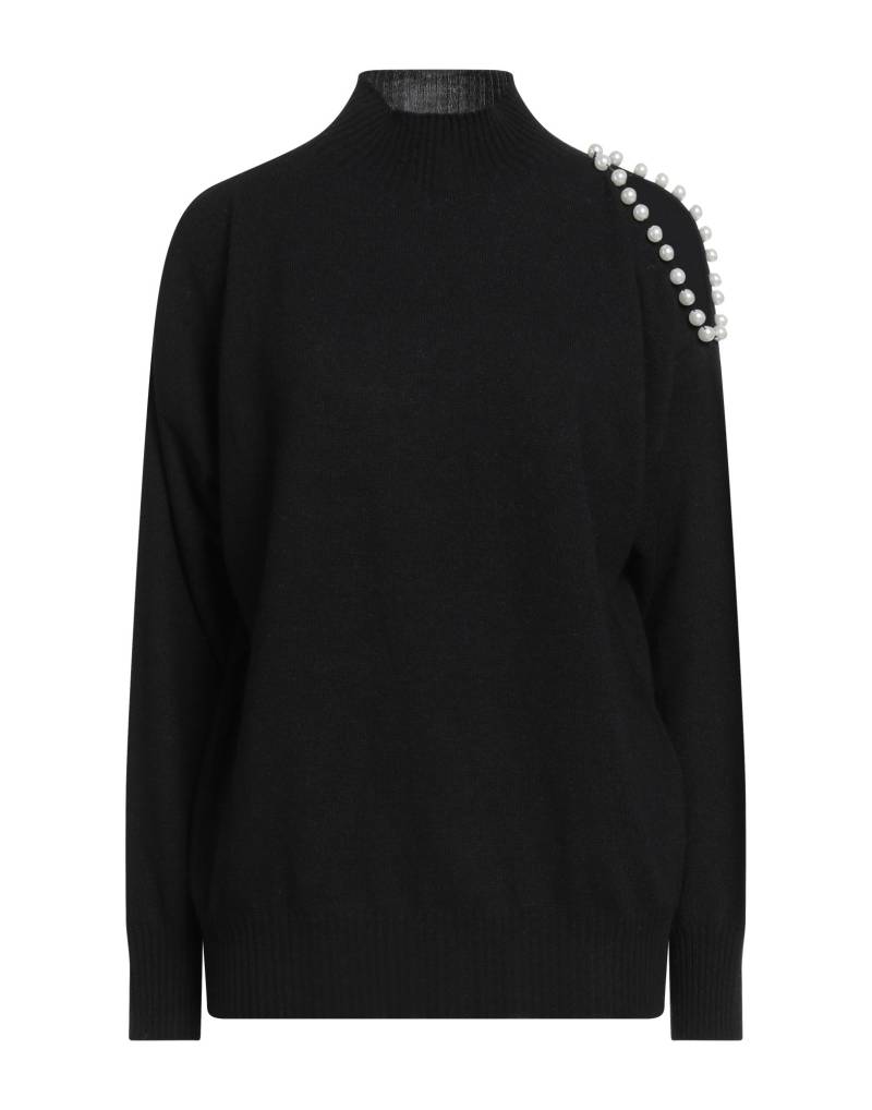 KONTATTO Rollkragenpullover Damen Schwarz von KONTATTO