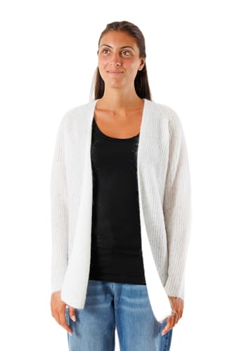 KONTATTO Strickjacke 3M0216, Creme-Offwhite, One size von Kontatto