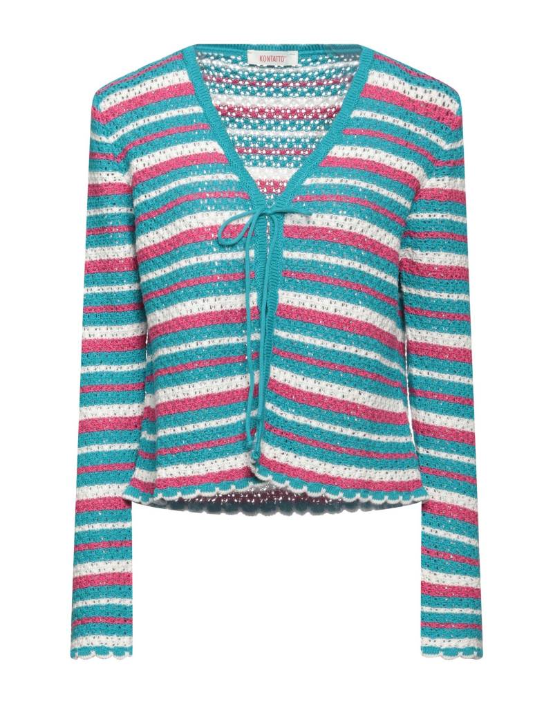 KONTATTO Strickjacke Damen Tūrkis von KONTATTO