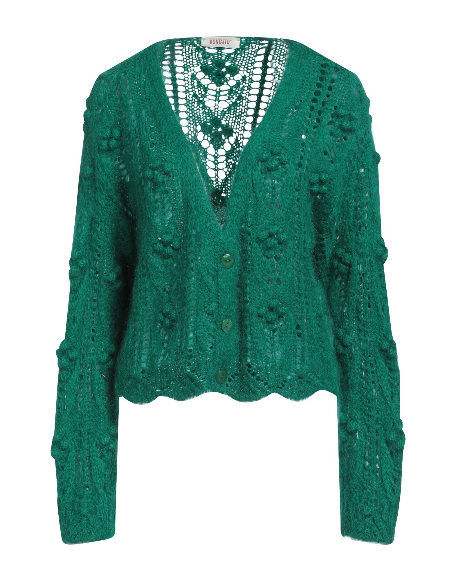 KONTATTO Strickjacke Damen Vert Émeraude von KONTATTO