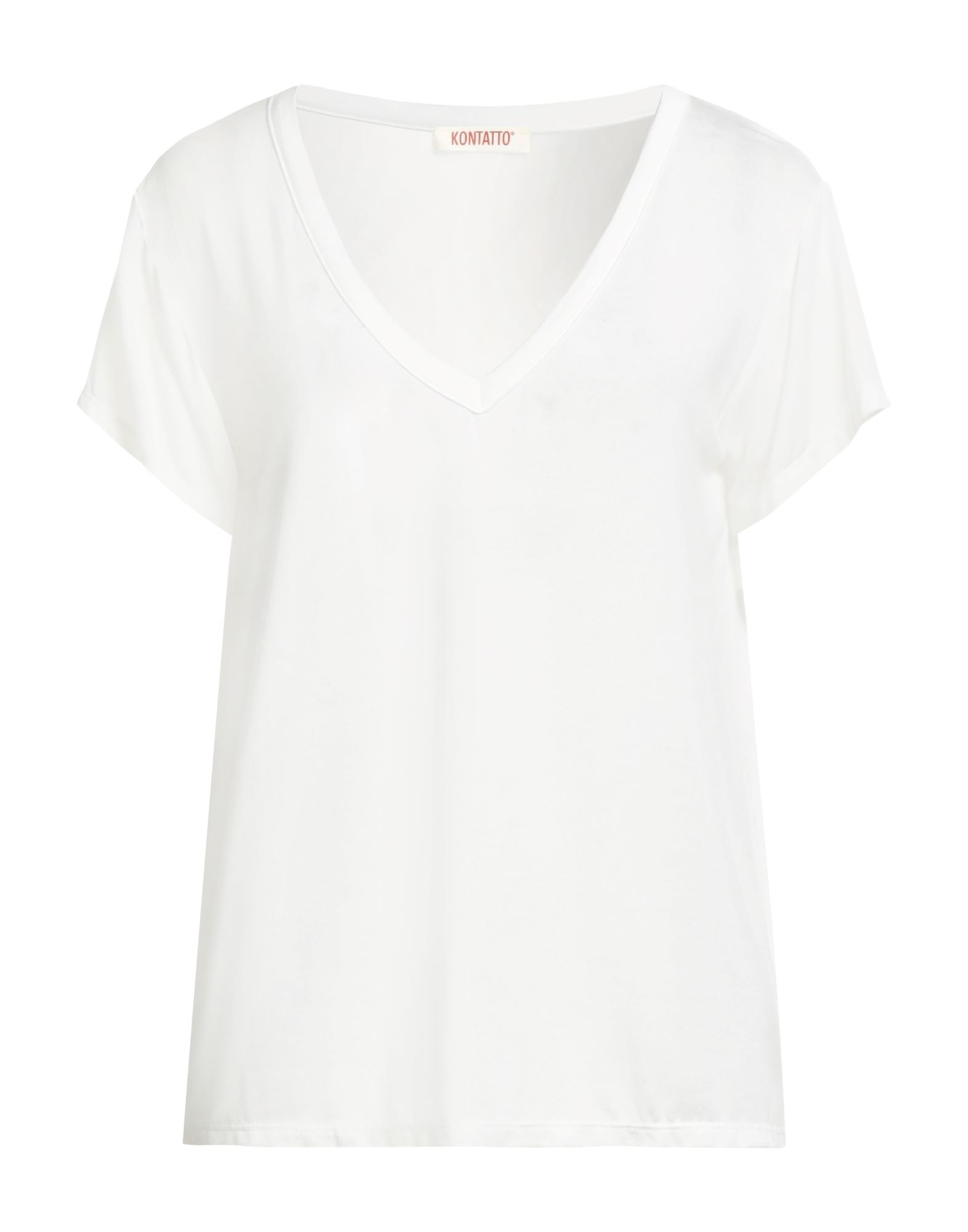 KONTATTO T-shirts Damen Elfenbein KONTATTO T-shirts Damen Elfenbein von KONTATTO