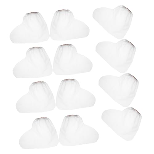 KONTONTY 10 Paare Transparente Überschuhe rutschfest Regenschutz Schuhüberzüge Einweg Überschuhe Für Damen Herren Outdoor Alltag Reise von KONTONTY