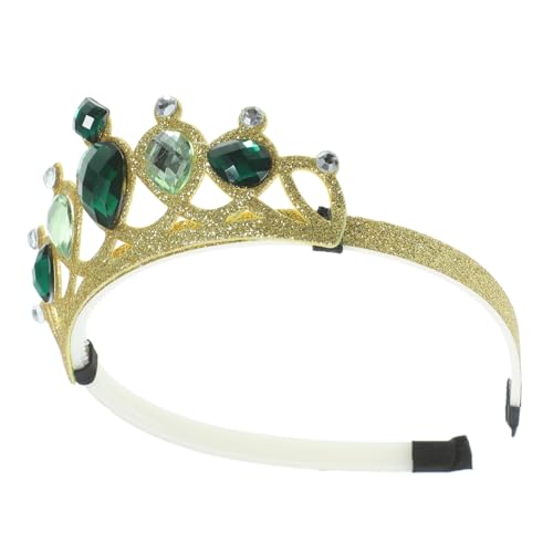 KONTONTY 1stück Kid Crown Kristallkrone Haarschmuck Für Mädchen Glitzernde Rhinestone-crown Für Partys Geburtstagsfeiern Und Kostüme Gold von KONTONTY
