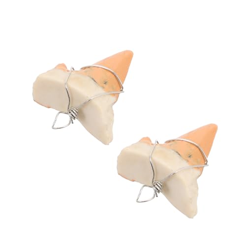 KONTONTY 2 Stück Haifischzahn-Anhänger Charm aus der Hai-Kollektion Strandschmuck für Teenager-Mädchen Schmuckanhänger Hai-Halskette Charm aus der prähistorischen Hai-Sammlung Harz KONTONTY 2 Stück Haifischzahn-Anhänger Charm aus der Hai-Kollektion Strandschmuck für Teenager-Mädchen Schmuckanhänger Hai-Halskette Charm aus der prähistorischen Hai-Sammlung Harz von KONTONTY