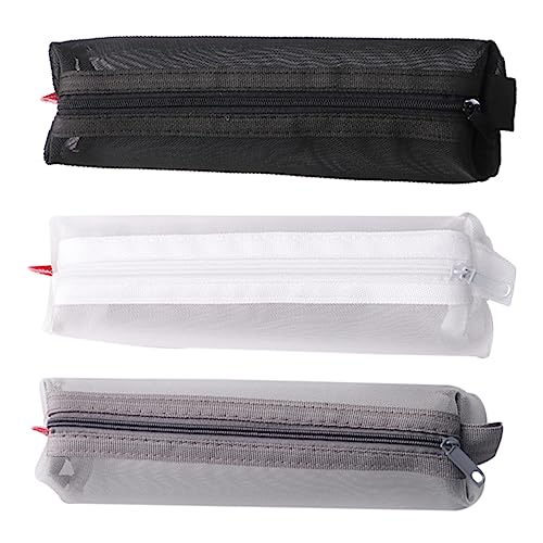KONTONTY Beutel Federmäppchen Mit Großer Kapazität Bleistift-Aufbewahrungstasche Mit Reißverschluss Schreibwarentasche Stift-Organizer Für Lehrer Und Schüler von KONTONTY
