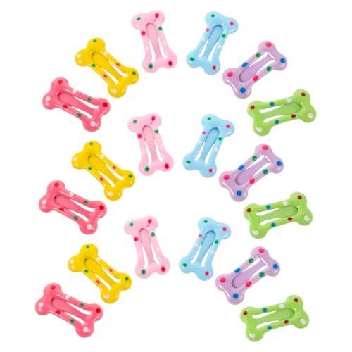 KONTONTY 40 Stück Teiliges Bunte Mini Haarklammern für Niedliche Kawaii Snap Clips mit Tropfen und Punktmuster Sanft für Feines Babyhaar Modische Haarspangen für Mädchen und Alltag von KONTONTY