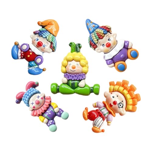 KONTONTY 5 Stück Clown Patch Flache Rückseite Charms Niedlicher Clown Basteln Scrapbooking Verzierung DIY Cartoon Zubehör Clown Perlen Clown Charms Für Handyhüllen KONTONTY 5 Stück Clown Patch Flache Rückseite Charms Niedlicher Clown Basteln Scrapbooking Verzierung DIY Cartoon Zubehör Clown Perlen Clown Charms Für Handyhüllen von KONTONTY
