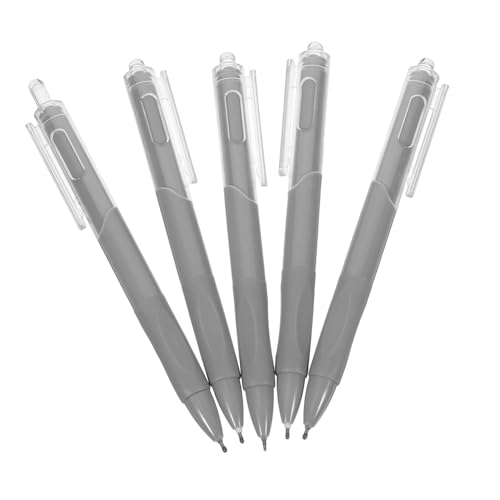 KONTONTY 5 Stück Multifunktions-schulstifte Büro-schreibstift Wohnaccessoires Schwarze Handschriftstifte Schwarze Schreibstifte von KONTONTY