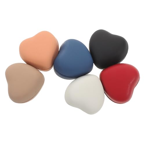 KONTONTY 6 Paare Hijab Magnetische Pins Herzförmig Magnetverschluss Schalclip Nahtlos Fixierende Brosche Für Damen Schals Kleidung Sicherer Halt Leicht Tragbar von KONTONTY