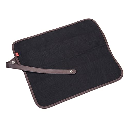 KONTONTY Roll-up-federmäppchen 72 Löcher Canvas-Aufbewahrungstasche Bleistifte Wickelrolle Für Kunstwerkzeuge Für Schüler von KONTONTY