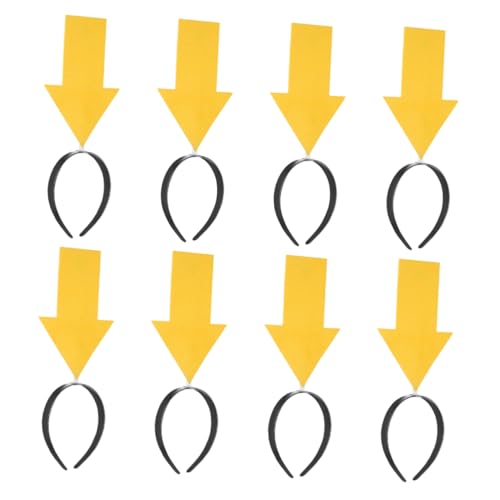 KONTONTY 8 Stück Teiliges Lustiges Stirnband Originelle Arrow Headpiece Haarbänder für Foto Requisiten Halloween Karneval Konzert Leicht und Komfortabel Partyzubehör für Frauen und Mädchen von KONTONTY
