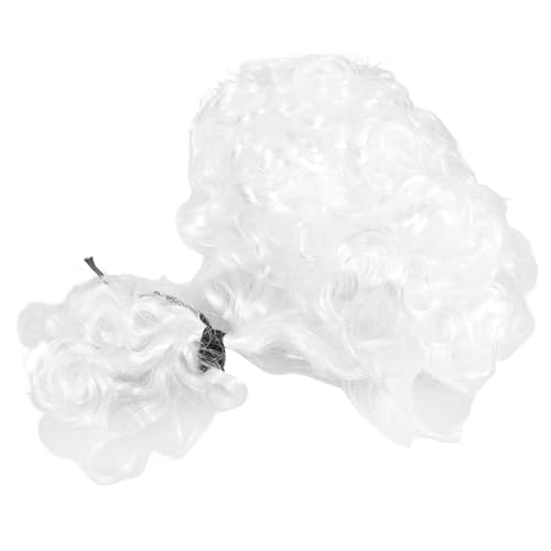 KONTONTY Perücke Richterperücke Cosplay-perücke Lange Lockige Pferdeschwanzperücke Für Herren Anlässe Bühnenperformance von KONTONTY