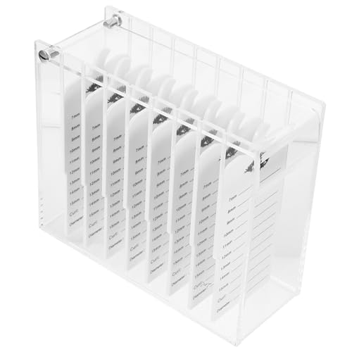 KONTONTY Mehrschichtige Wimpernverpackungsbox Aufbewahrungsbox Behälter Für Künstliche Wimpern Kosmetik-organizer Wimpernetui Travel-box Displaybox von KONTONTY