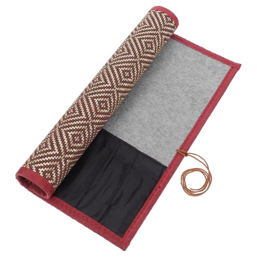 KONTONTY Roll-up Pinselhalter Für Künstler Tragbarer Organizer Für Kalligraphie Und Aquarellpinsel Großzügiger Langlebiges Material Vielseitige Verwendung Für Unterwegs von KONTONTY