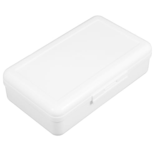 KONTONTY Bleistift-aufbewahrungsbox Aus Plastik Federmäppchen Für Stifte Und Schreibwaren Kompakte Aufbewahrungsbox Für Bleistifte Aquarellstifte Und Textmarker Bruchfest Und Tragbar von KONTONTY