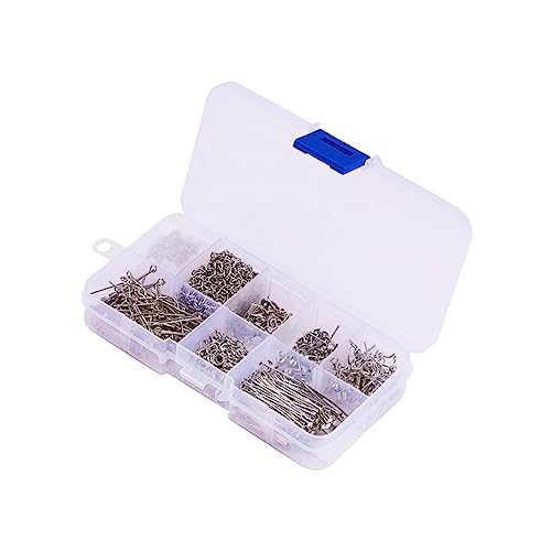 KONTONTY DIY Ohrstecker Zubehör Silber Langlebige Ohrring Rohlinge zum Selbermachen Einfach zu Tragen und Formstabil Ohrringe für Damen für Ohrschmuck Reparatur und von KONTONTY