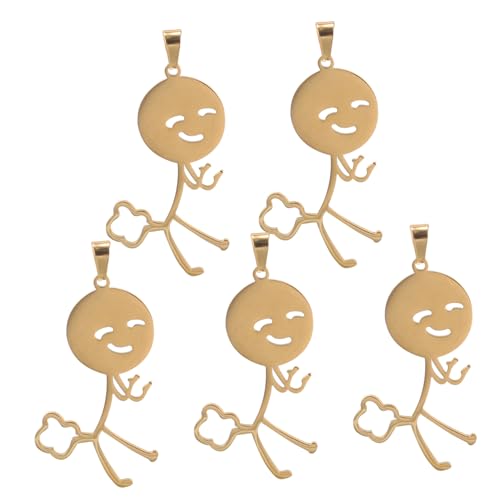 KONTONTY Einzigartiges Doodle Man -charm-set Für Modeschmuck Aus Edelstahl KONTONTY Einzigartiges Doodle Man -charm-set Für Modeschmuck Aus Edelstahl von KONTONTY