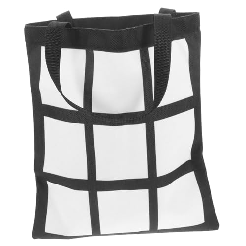 KONTONTY Faltbare Stoff-Einkaufstasche Mit Griff Wiederverwendbar Für Einkaufen Robustes Material Langlebig von KONTONTY