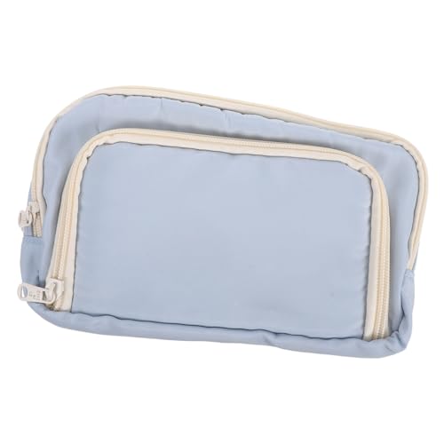 KONTONTY Großes Lagiges Federmäppchen mit Fächern für Schule und Reisen Leichter Polyester Stifteorganizer mit Hoher Kapazität für Künstlerbedarf von KONTONTY