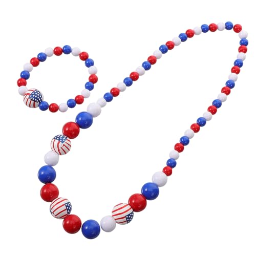 KONTONTY Halskette Armband Festliche Schmuckdekoration für Patriotische Feiern KONTONTY Halskette Armband Festliche Schmuckdekoration für Patriotische Feiern von KONTONTY